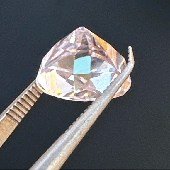 Amazing Pink Color Natural Kunzite 5.00 CT's Pink Kunzite Ring Size - Picture 13 of 17